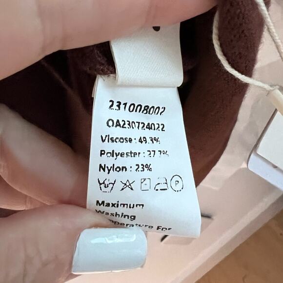 NWT REVOLVE & ANTHROPOLOGIE lovers COMMENSE collared sweater oversized XS - Picture 10 of 12